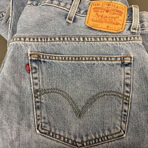 Levi's 505 Jeans Men's Size 44 X 30 Regular Fit Light Wash